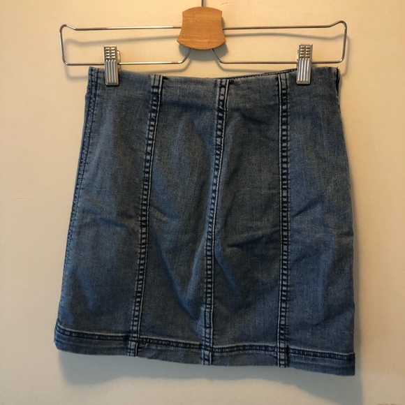 Jean skirt free people - Picture 3 of 4